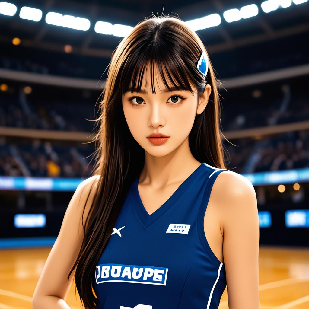 CBA篮球啦啦队美女图，赛场上的靓丽风景线