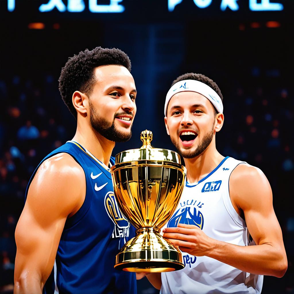 NBA2015全明星三分大赛，库里封王，水花兄弟闪耀纽约