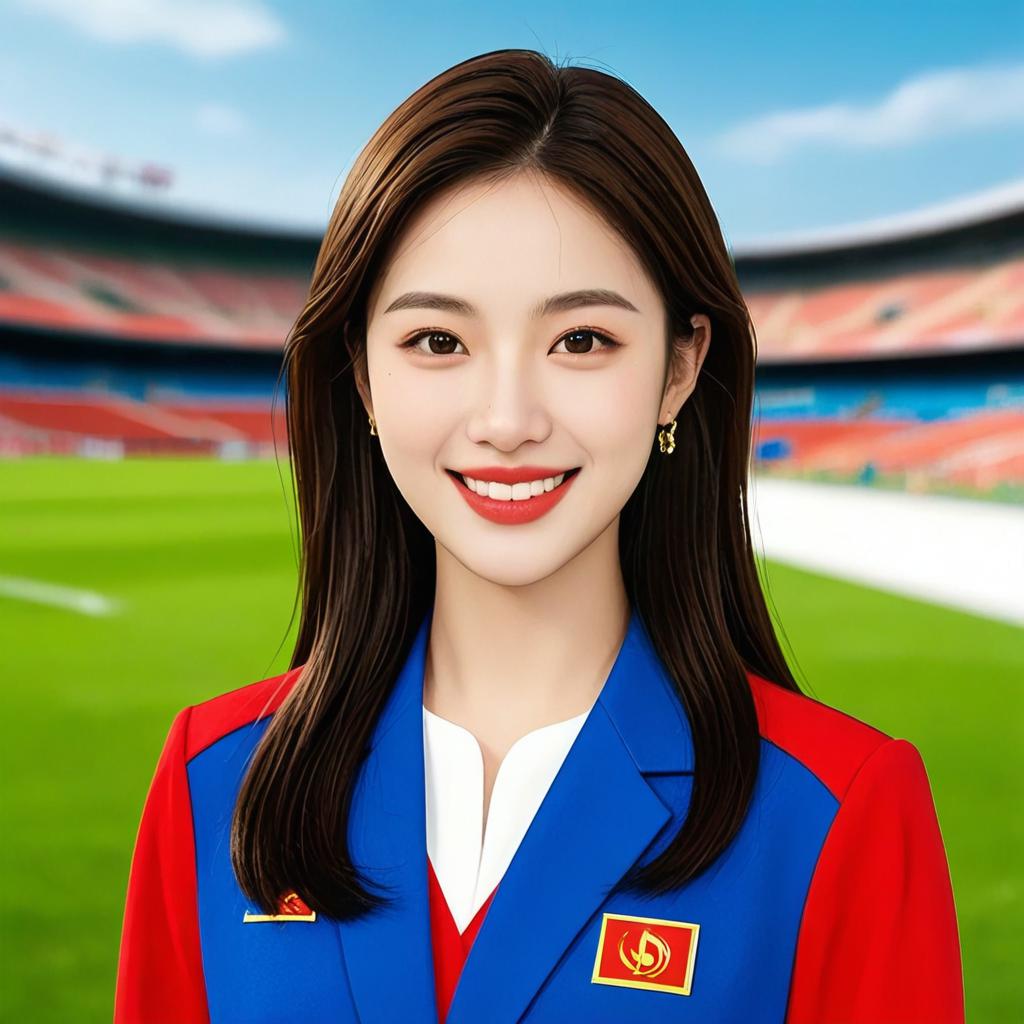 内蒙古体育频道的魅力女主持人，体育精神的传播者与草原文化的使者